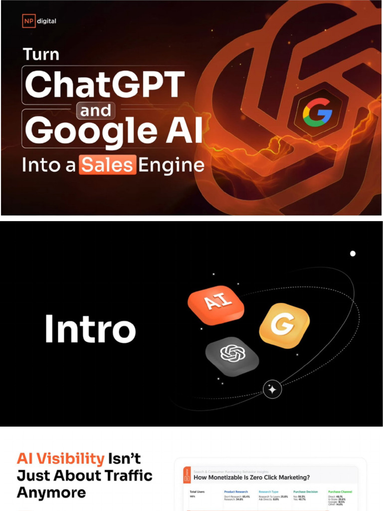 Turn ChatGPT and Google AI Into A Sales Engine | PDF
