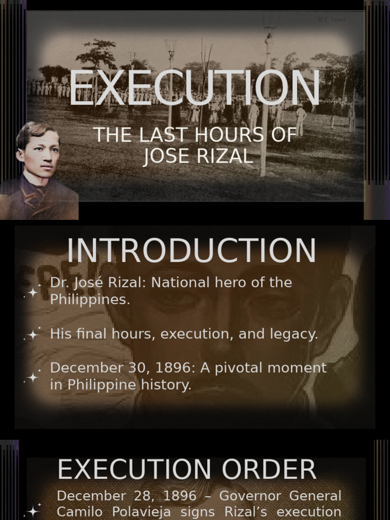 Last Hours of Jose Rizal's Execution | PDF | Spanish East Indies ...