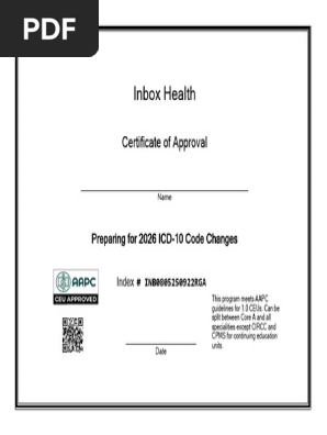 2026 ICD-10 Code Changes | PDF