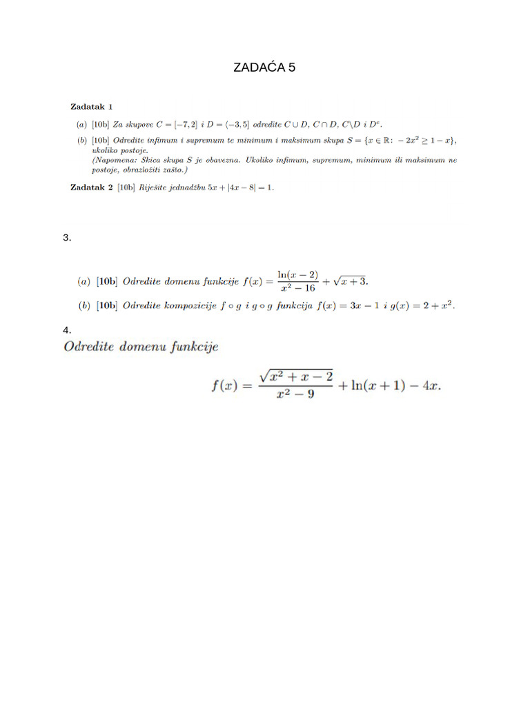 Zadaća 5 | PDF