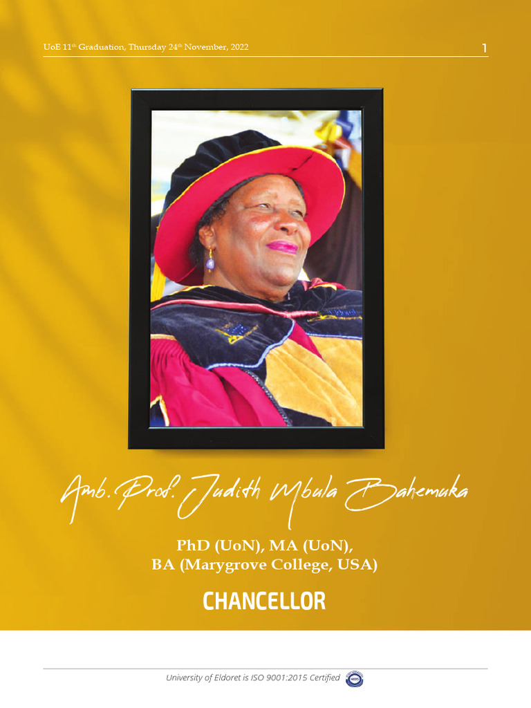 UoE 11th Graduation Ceremony Details | PDF | Academic Degree | Higher ...