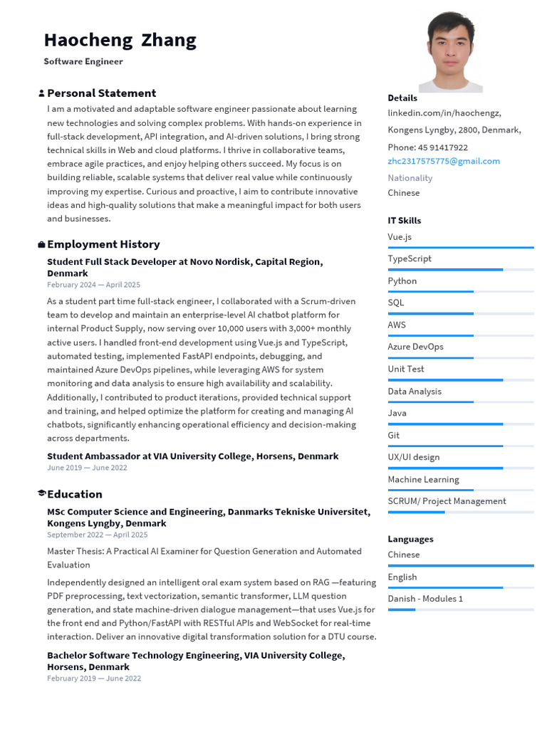Software Engineer with Full-Stack Expertise | PDF | Cloud Computing ...
