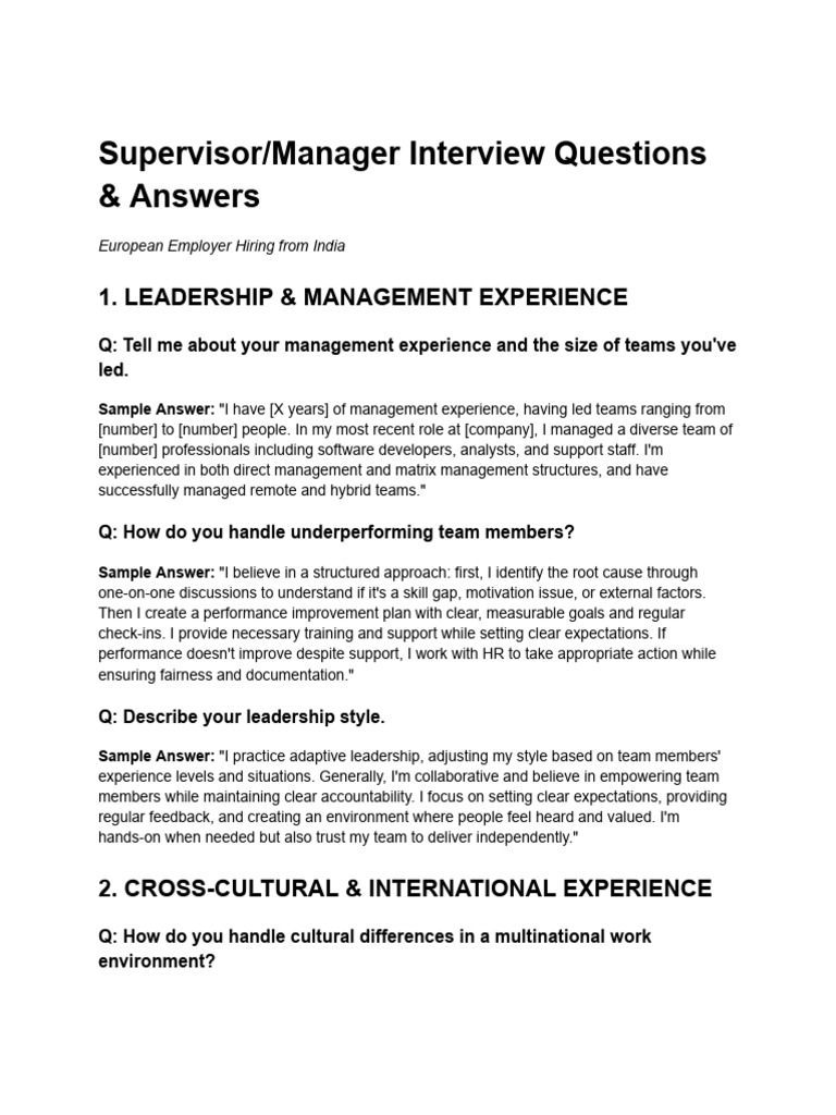 Managing Team Risks as a Supervisor | PDF | Performance Indicator ...