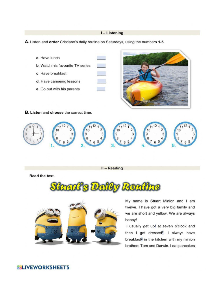 The Routines Test | PDF