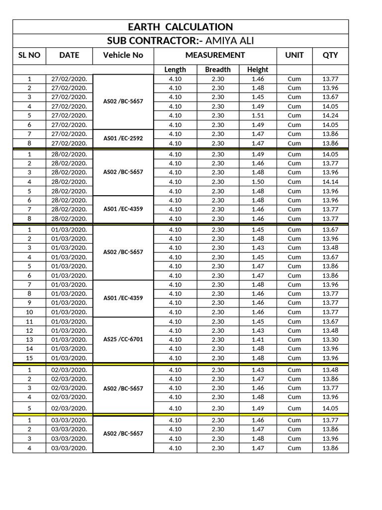 Earth Calculation | PDF