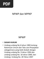 Pengertian dan fungsi NPWP, NPPKP