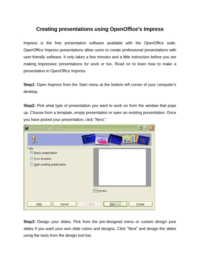 Step For Making Presentation | PDF