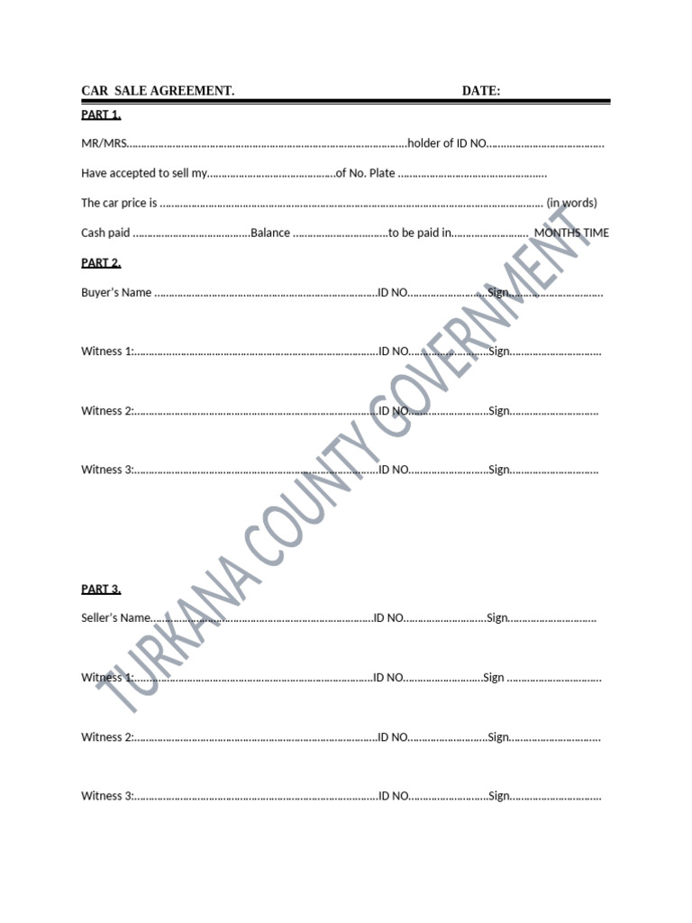 Plot Sale Agreement 2 | PDF