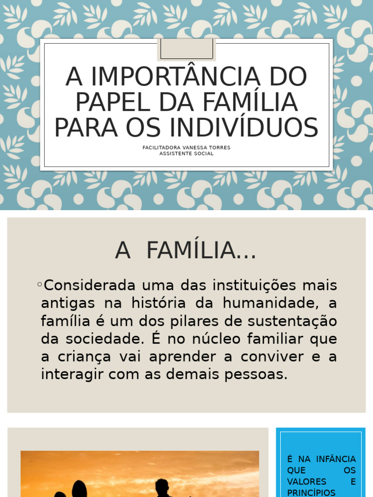 Papel da Família na Educação Infantil | PDF