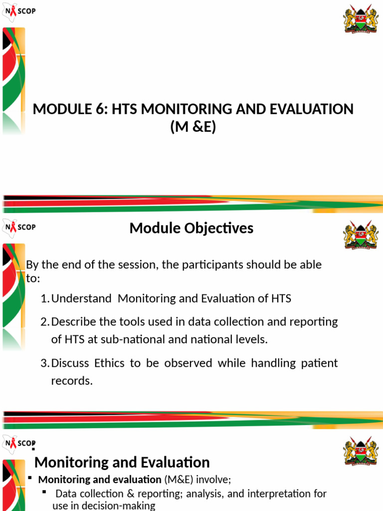 HTS Monitoring and Evaluation Guide | PDF | Evaluation