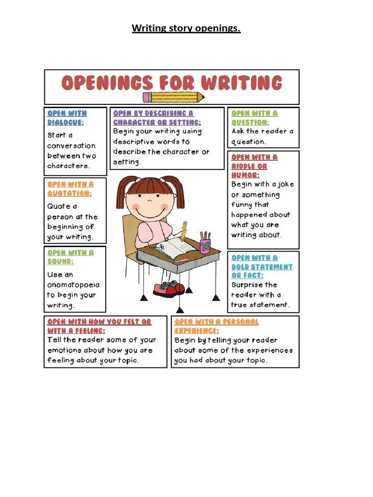 Techniques for Engaging Story Openings | PDF
