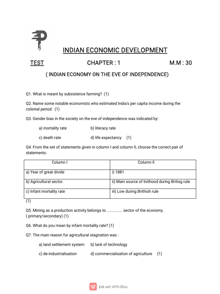 Chapter 1 Test (Ied) | PDF
