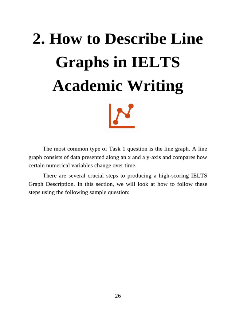 IELTS Line Graph Description Guide | PDF | Data | Question