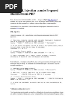 Evite SQL Injection Usando Prepared Statements No PHP