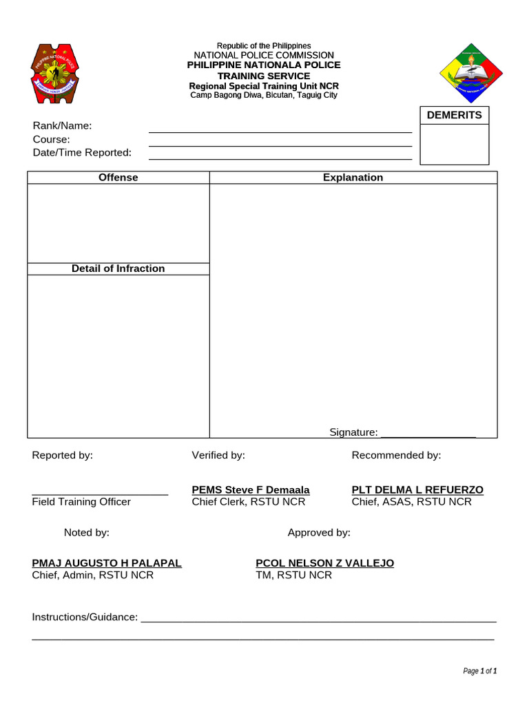 Demerit | PDF