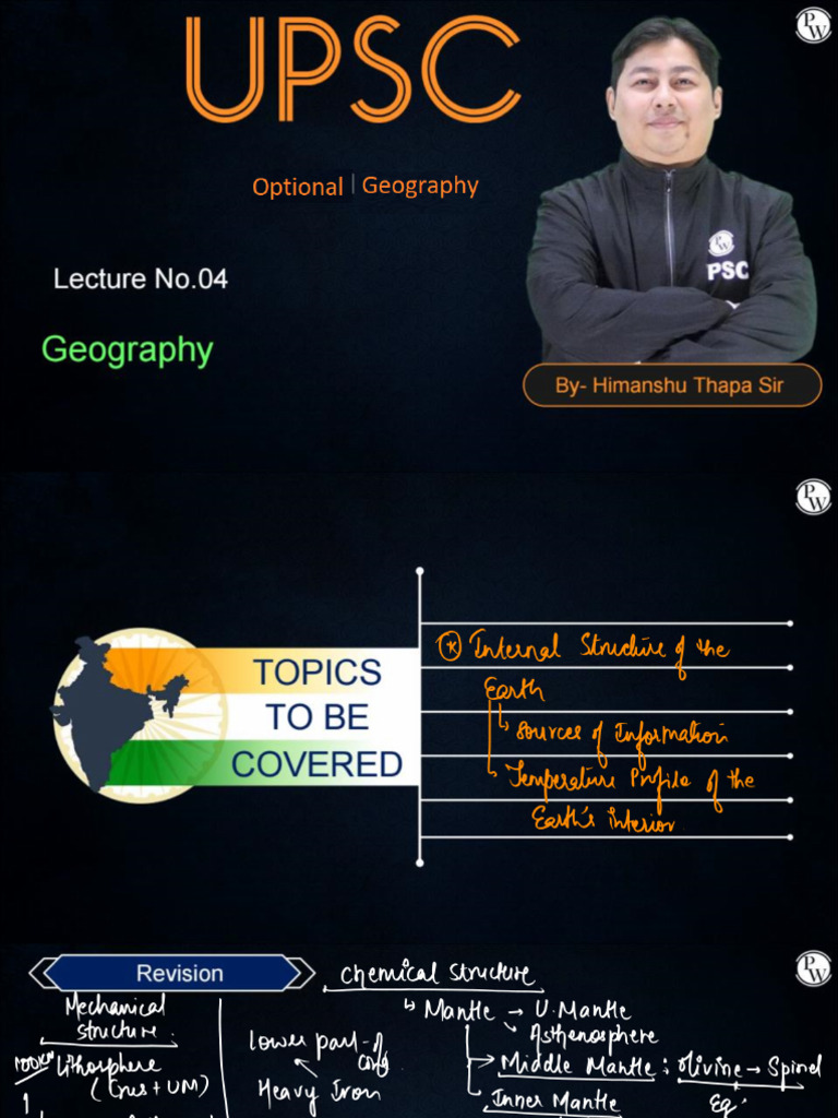Geography 04 - Class Notes - (UPSC Optional Geography) | PDF