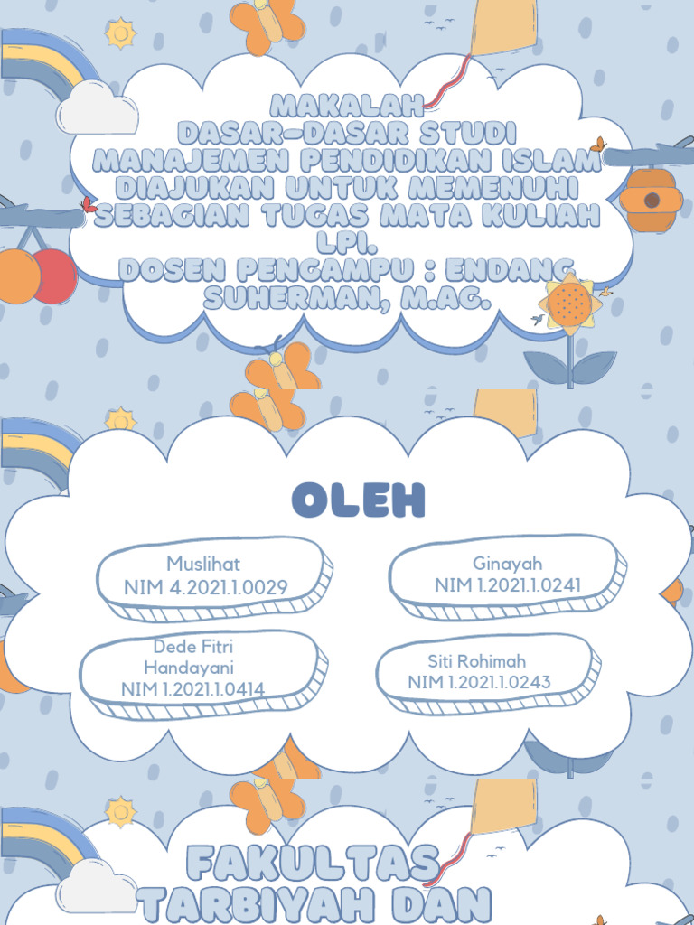 Blue and White Cute Aesthetic Group Project Presentation | PDF
