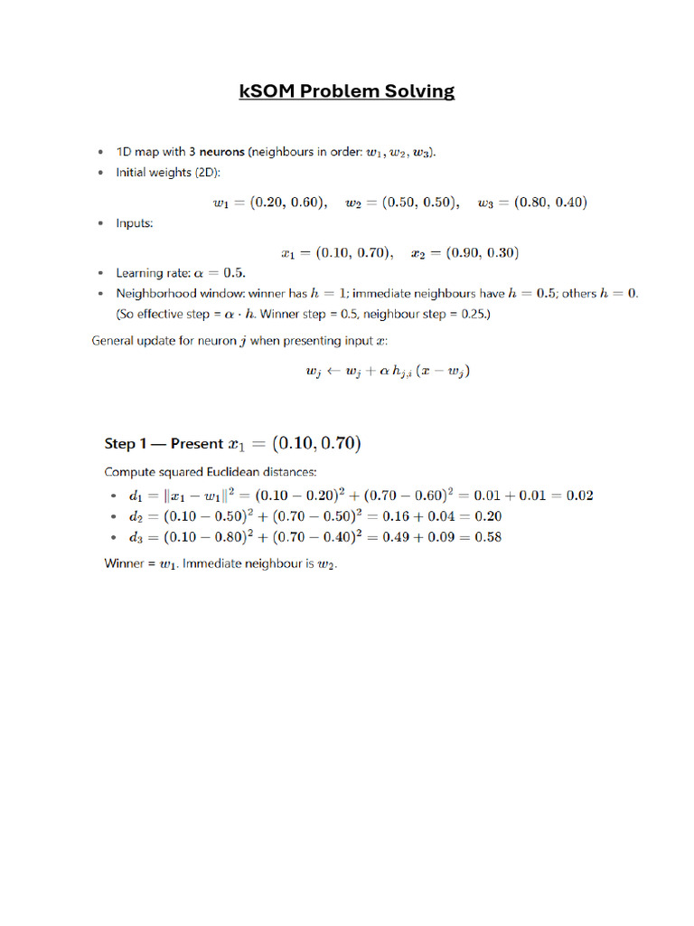 kSOM Problem Solving 1756456979585 | PDF