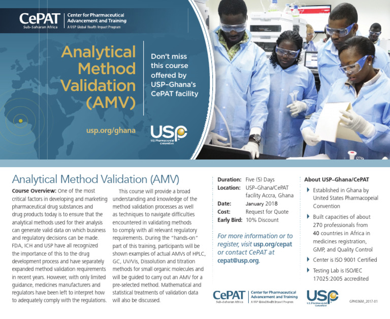 Analytical Method Validation January 2018 | PDF | Verification And ...