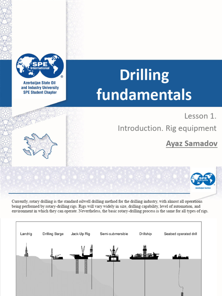 Rotary Drilling Rig Equipment Overview | PDF | Pump | Oil Well