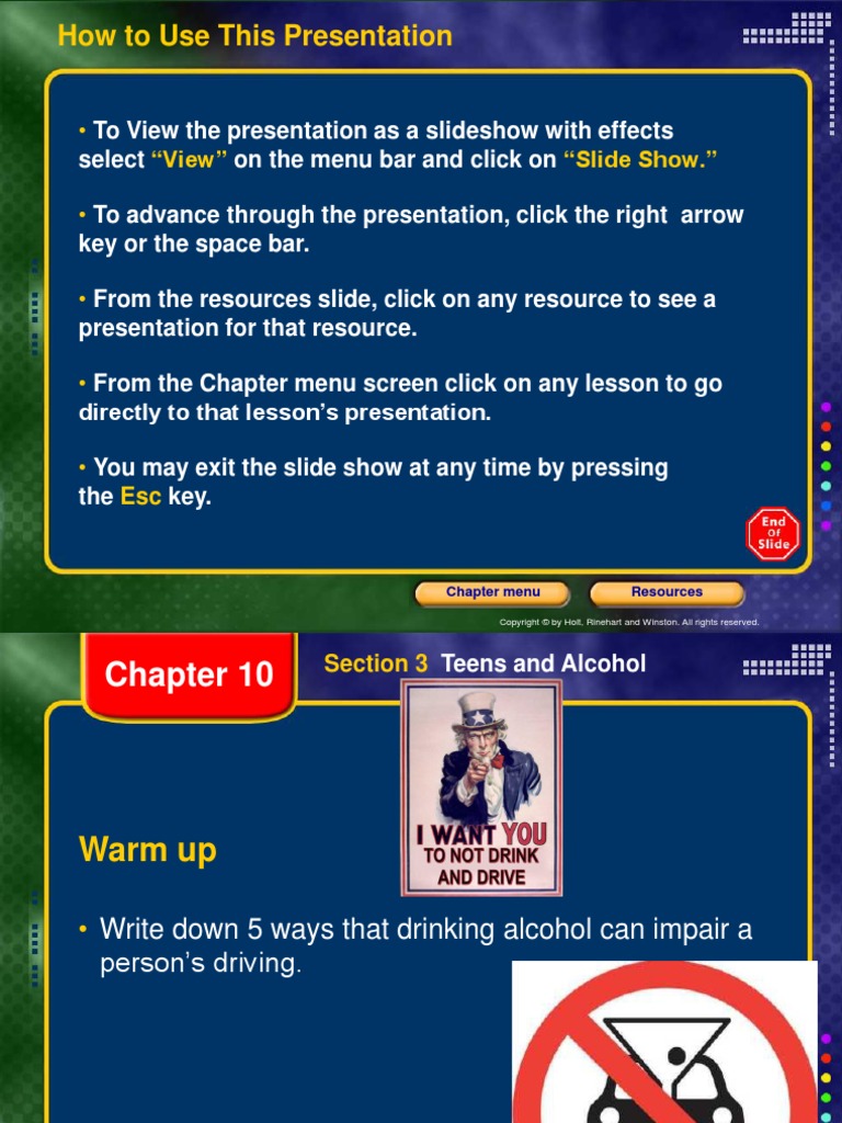 Lifetime Health CH 10 | PDF | Alcoholism | Driving Under The Influence