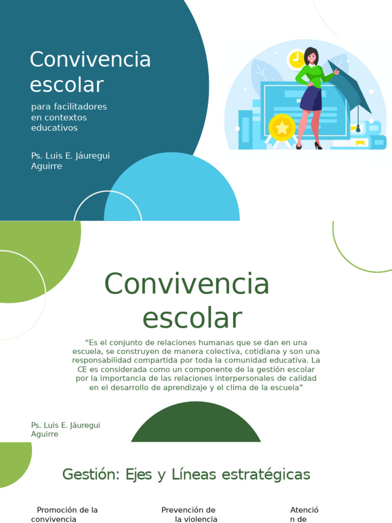 Estrategias para la Convivencia Escolar | PDF