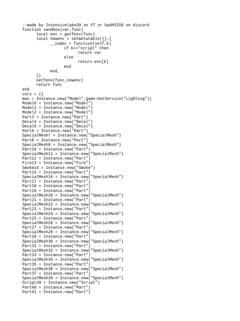 Roblox Nuke and Missile Model Script | PDF | Color