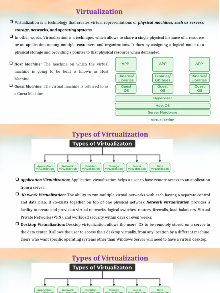 Understanding Virtualization Technologies | PDF | Cloud Computing ...