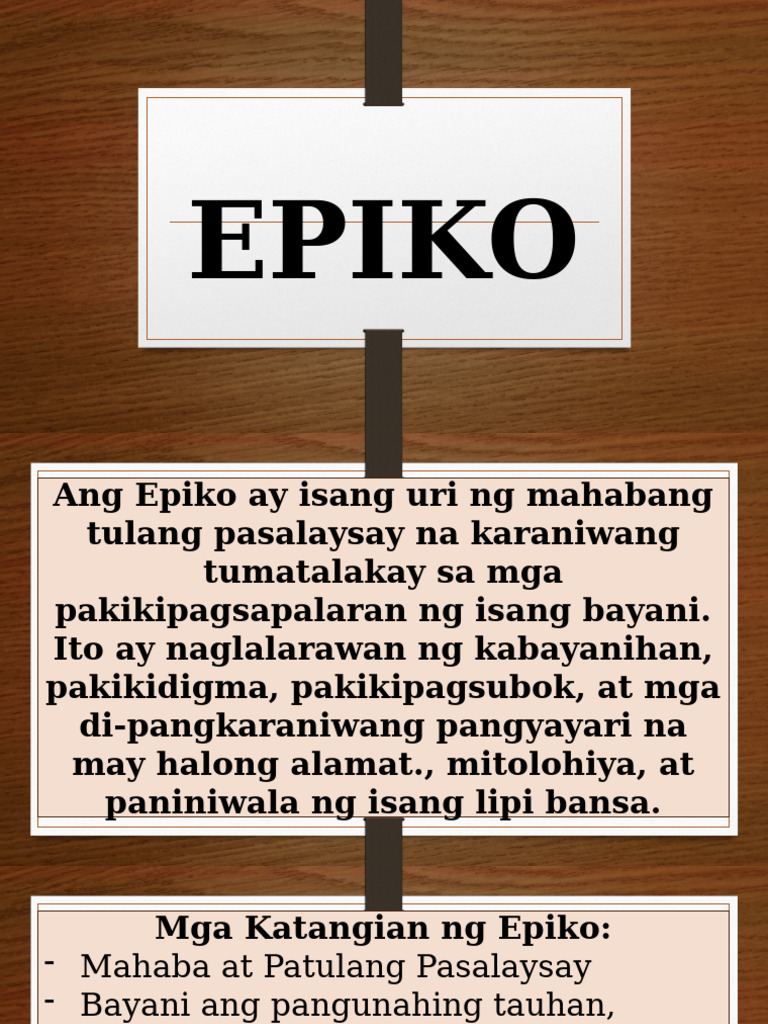 10 W4 Epiko | PDF