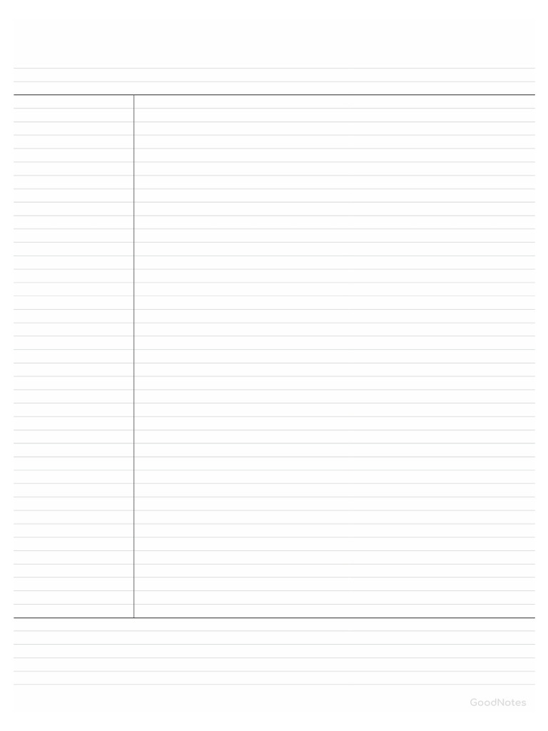 Cornell Notes Template Goodnotes Cornell Paper (1) | PDF