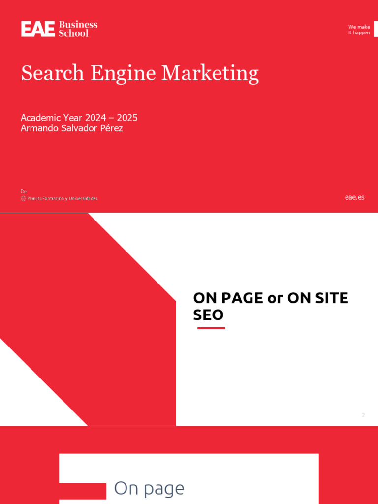 04 - Search Engine Marketing - 24-25 | PDF | Search Engine Optimization ...