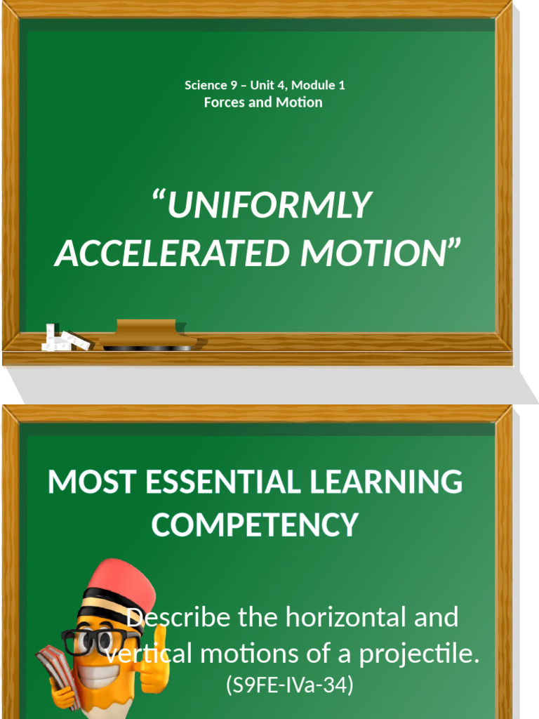 Understanding Uniformly Accelerated Motion | PDF | Acceleration | Velocity