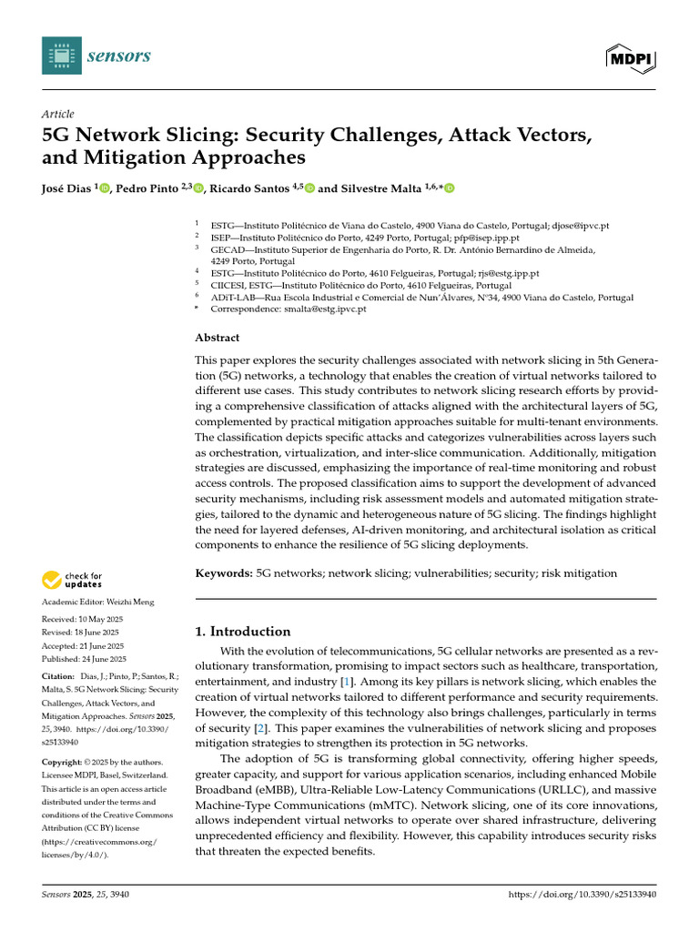 5G Network Slicing Security Challenges | PDF | Computer Security | Security