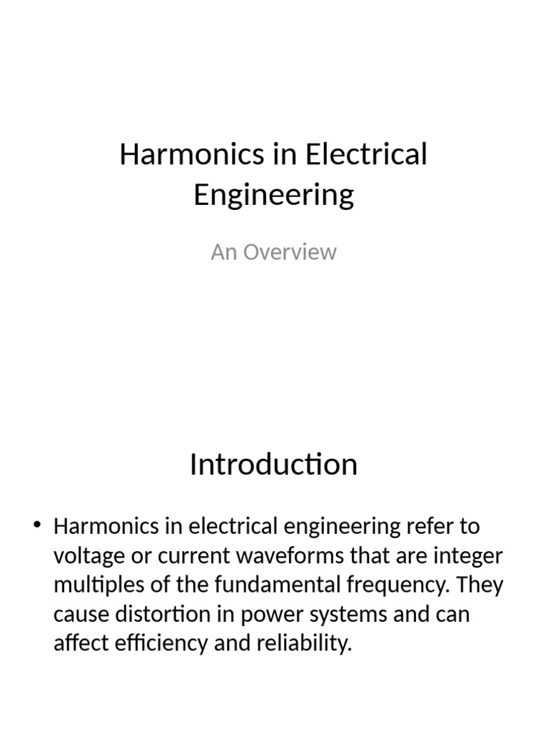 Understanding Harmonics in Power Systems | PDF