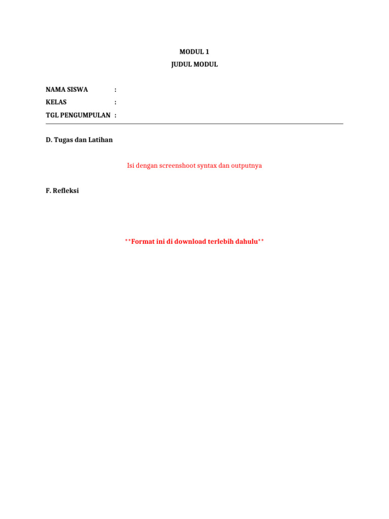Tugas dan Latihan Modul 1 SEO | PDF