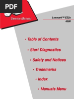 Lexmark-E 321 Service Manual