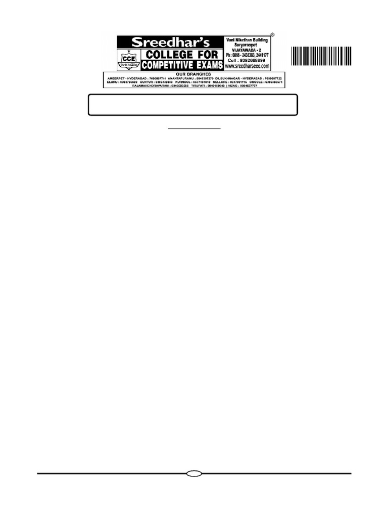 Model Test 6 | PDF