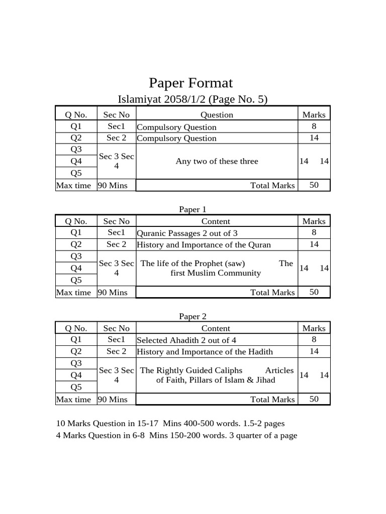 Paper format (page 5) | PDF