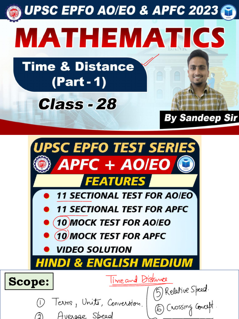 Time and Distance | PDF