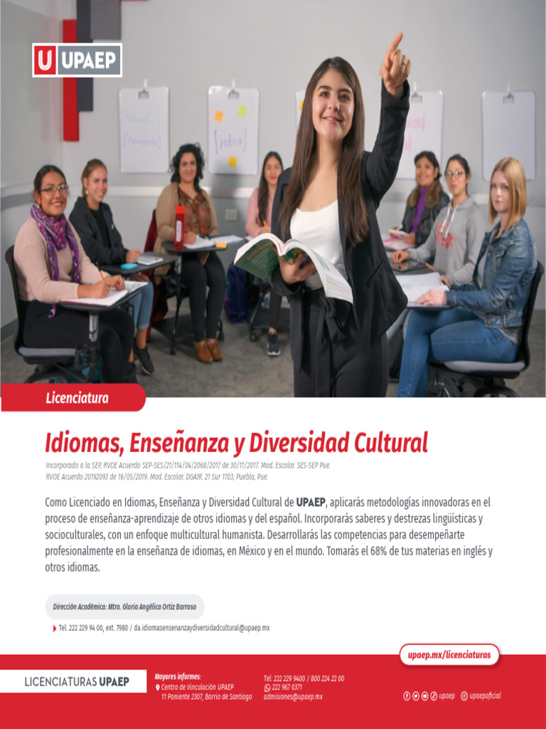 Licenciatura en Idiomas y Diversidad Cultural | PDF | Plan de estudios ...