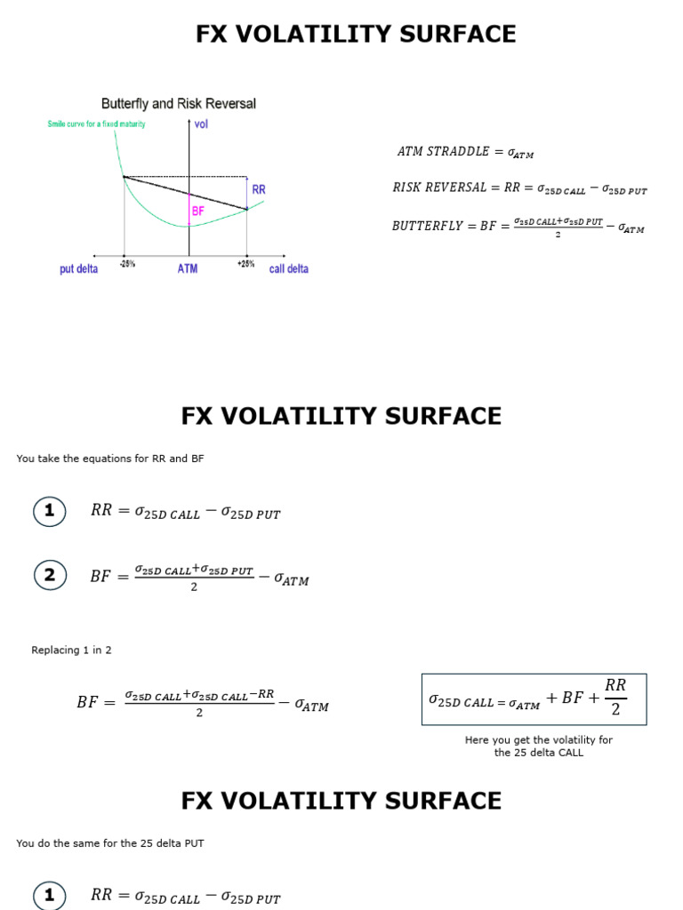 FX Volatility Surface 1756282897 | PDF | Mathematical Finance | Derivative  (Finance)