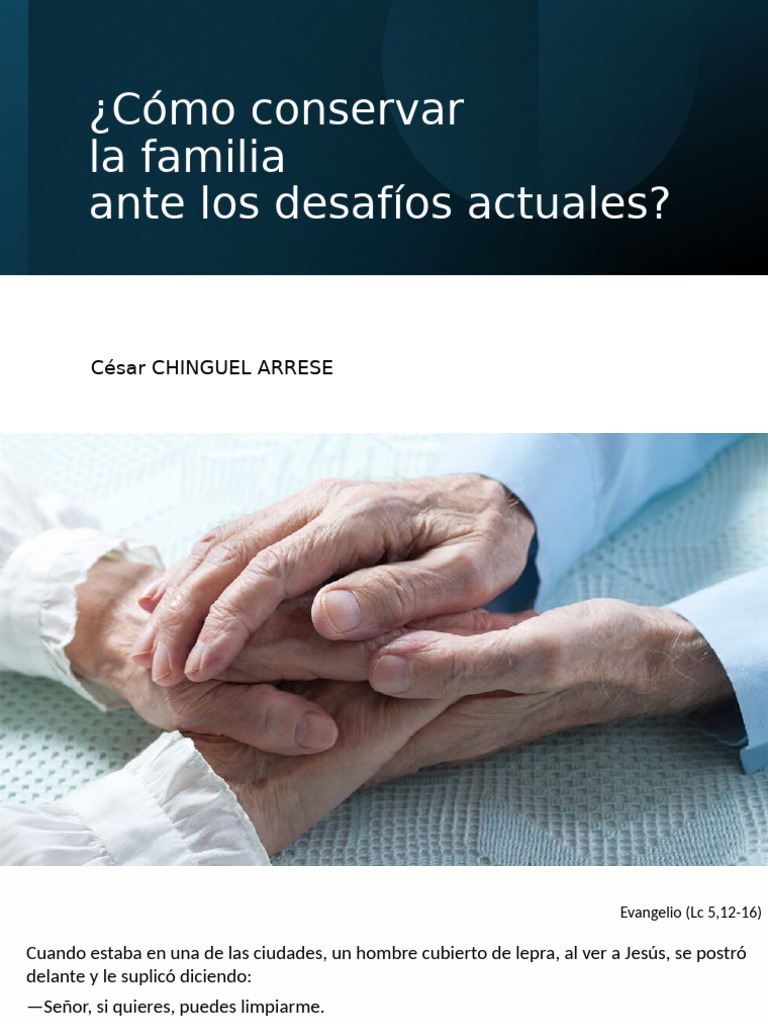 Cómo Conservar La Familia Ante Los Desafíos | PDF | Amor | Celibato