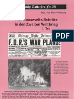 Historische Tatsachen - Nr. 58 - Udo Walendy - F. D. Roosevelts Schritte in Den Zweiten Weltkrieg - 2. Teil (1993, 40 S., Scan)