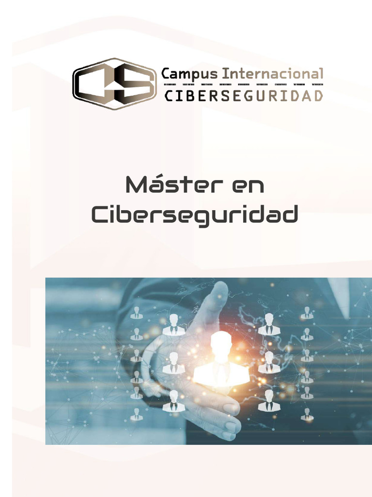 Máster en Ciberseguridad Internacional | PDF | Seguridad | La seguridad ...