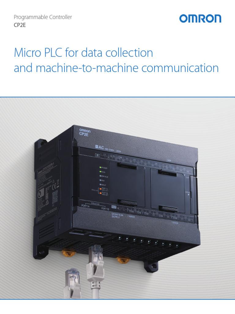 CP2E Micro PLC: Connectivity & Control | PDF | Programmable Logic ...