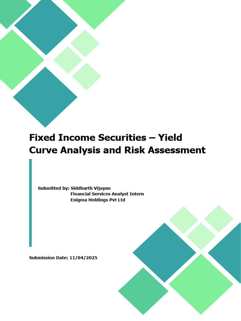 Yield Curve & Risk in Fixed Income Securities | PDF | Bonds (Finance ...