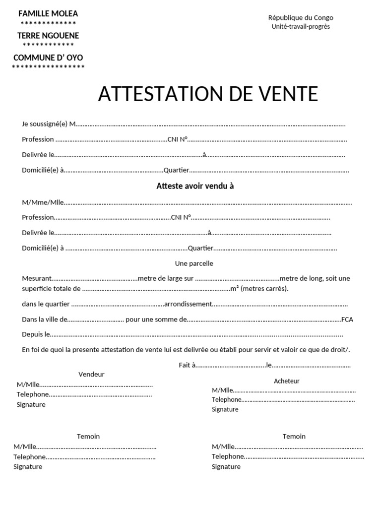 Attestation | PDF