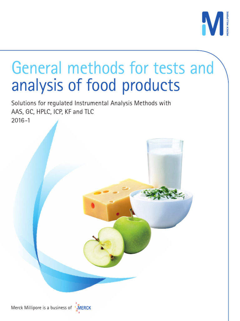 Food Analysis Methods Overview | PDF | Gas Chromatography | Ph