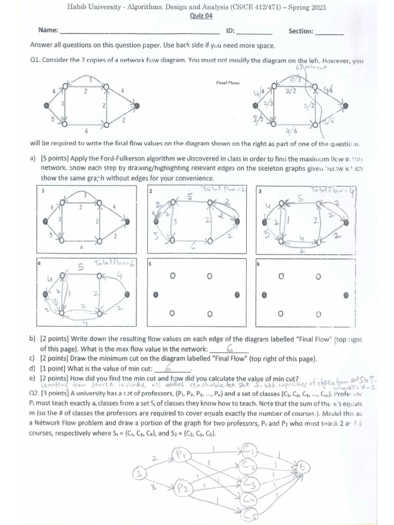 Quiz 04 L4 - Solution | PDF