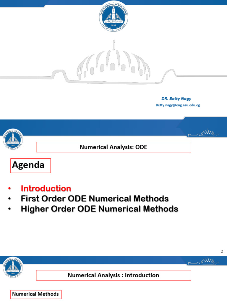 Numerical Methods for ODE Solutions | PDF | Mathematical Analysis ...
